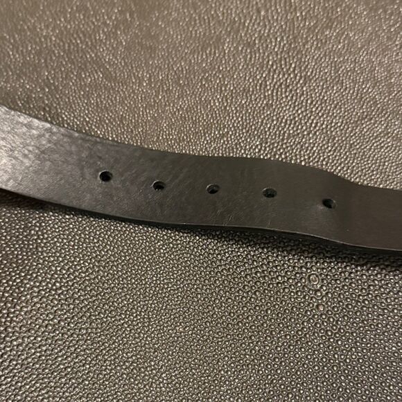 Carhartt work in progress Black Leather Men's Belt size medium 90cm - Picture 7 of 10